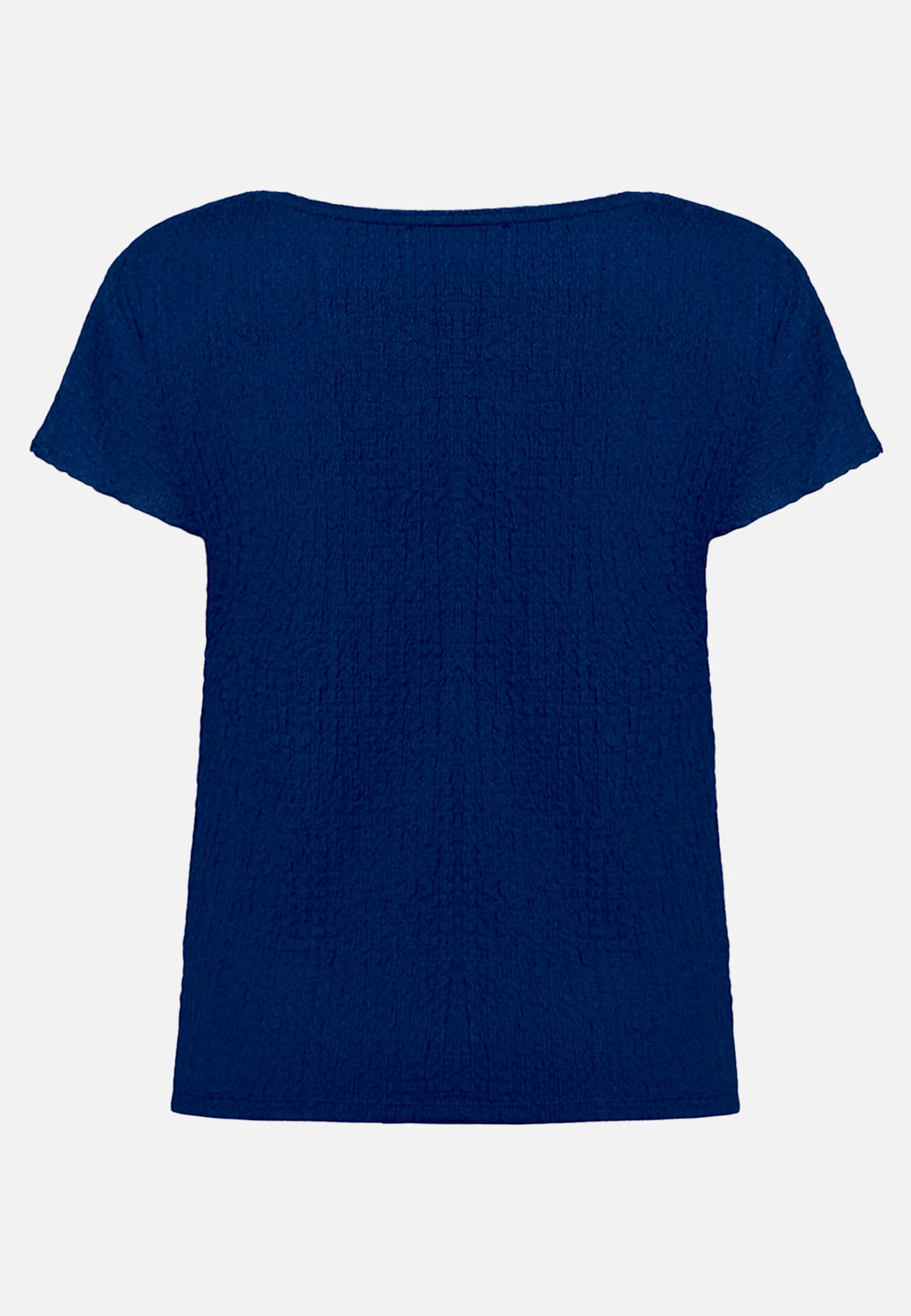 Betty Barclay Ocean Cavern Women Textured Shirt with Boat Neck SKU: 2748-1821_8359 Image 05