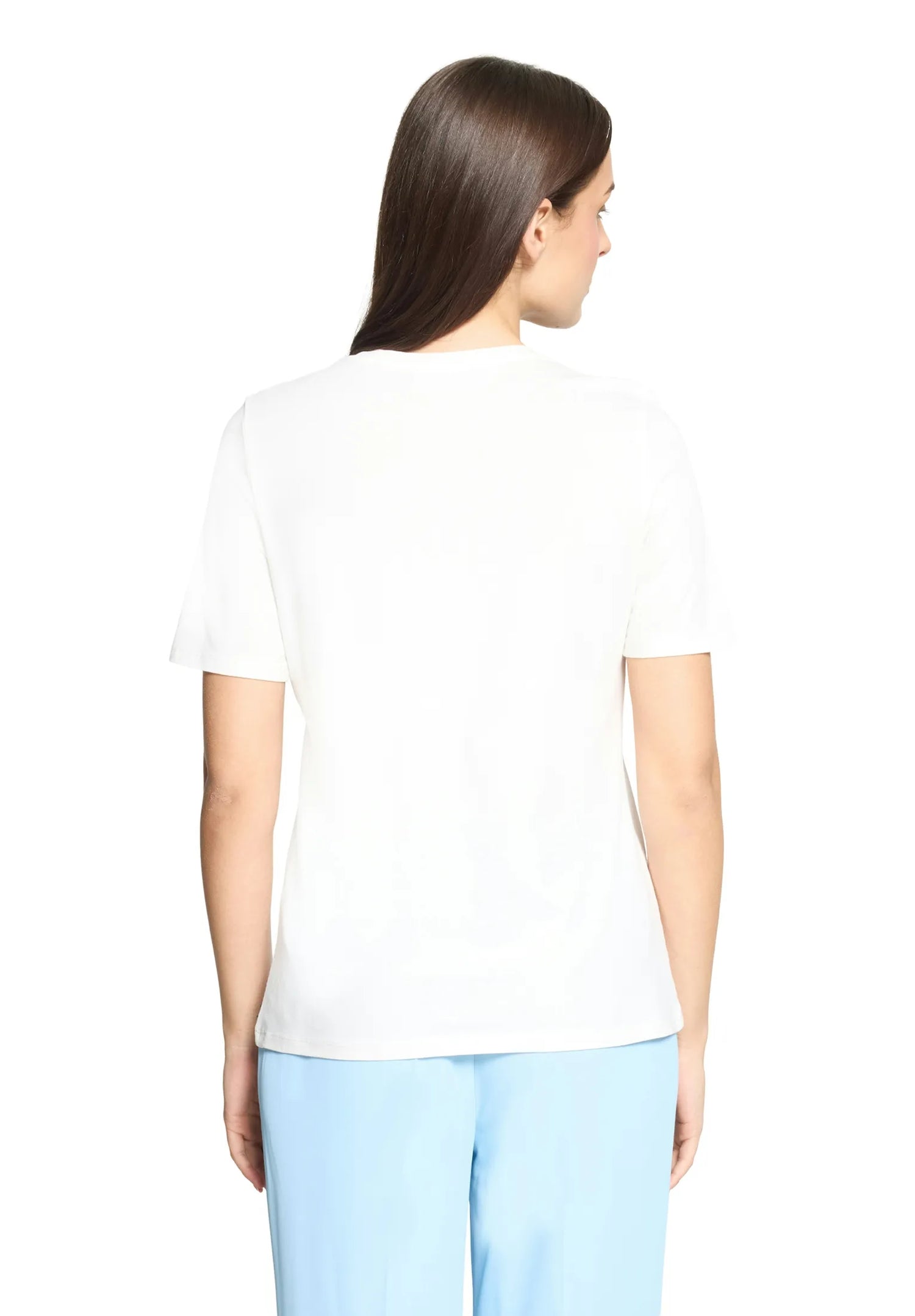 Betty Barclay Patch Cream/Green Women Shirt Short 1/2 Sleeve SKU: 2753-1092_1951 Image 02