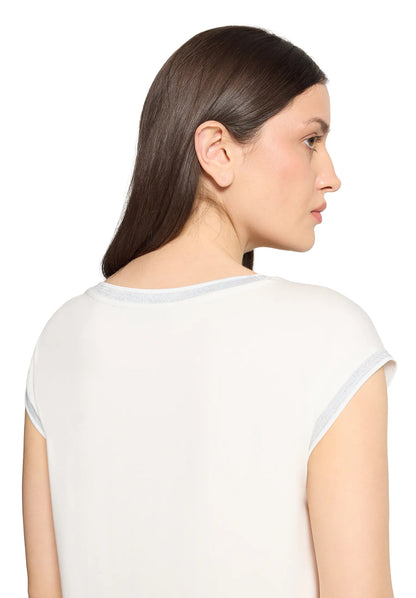 Betty Barclay Patch Cream/Green Women Shirt Short 1/2 Sleeve SKU: 2770-2063_1951 Image 07