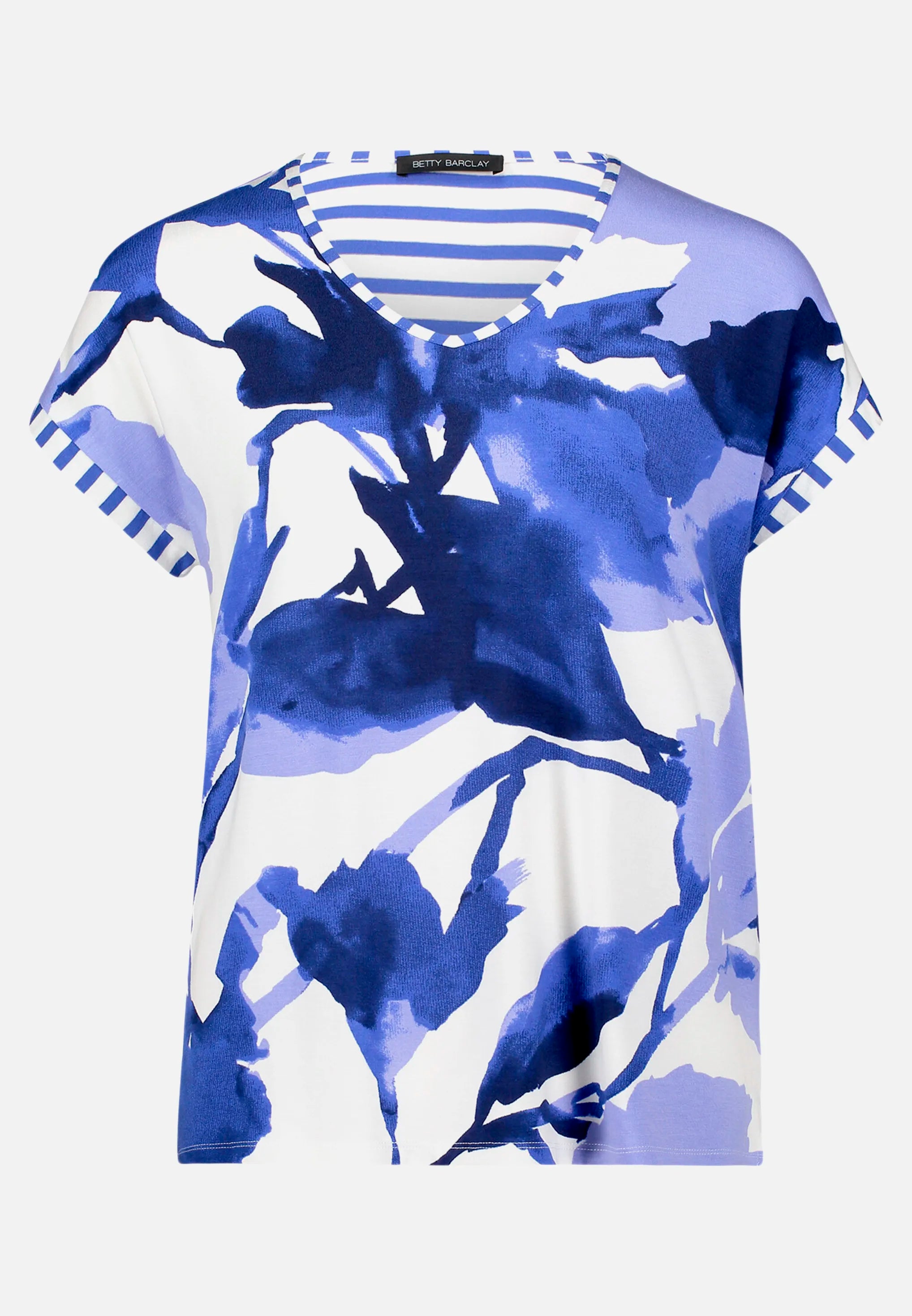 Betty Barclay Cream/Blue Women Casual Striped Shirt SKU: 2784-2525_1881 Image 04