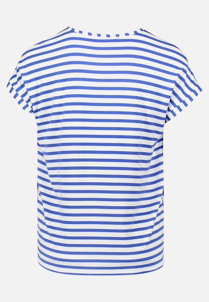 Betty Barclay Cream/Blue Women Casual Striped Shirt SKU: 2784-2525_1881 Image 05