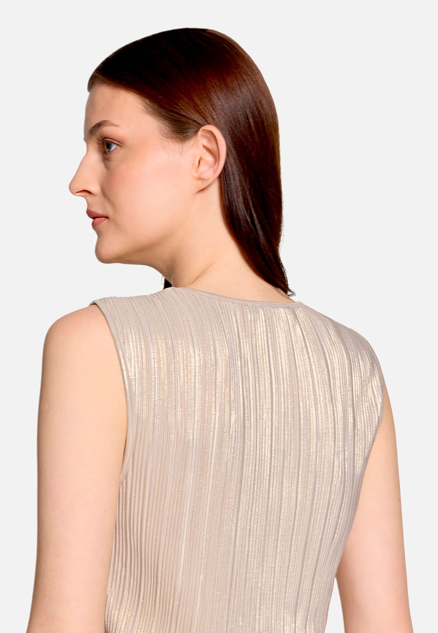 Betty Barclay Light Beige Women Casual Shirt with a Glossy Effect SKU: 2802-1938_9106 Image 06