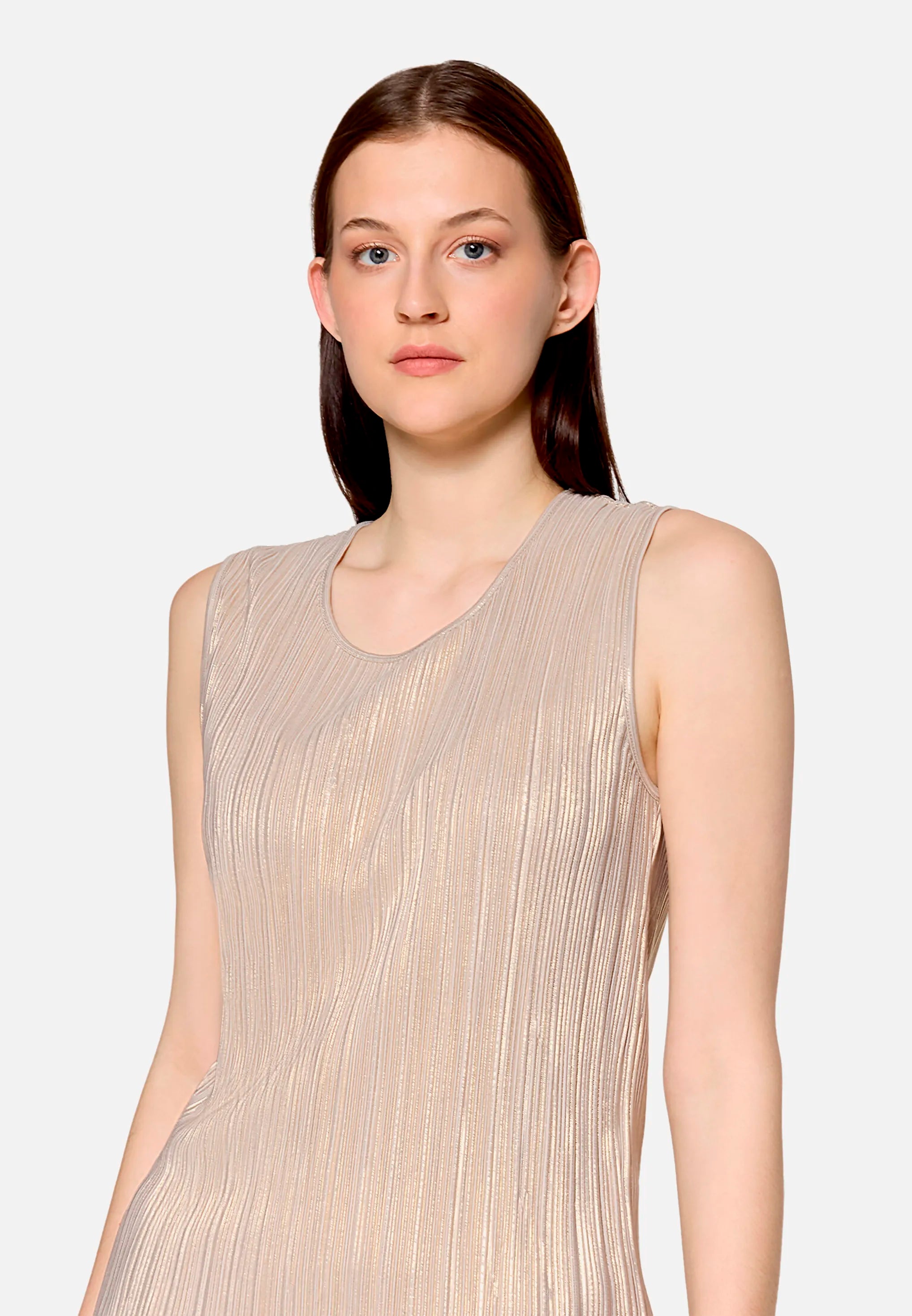 Betty Barclay Light Beige Women Casual Shirt with a Glossy Effect SKU: 2802-1938_9106 Image 07