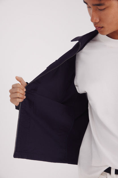 Springfield_Blue_Cotton Overshirt_2832248_11_05