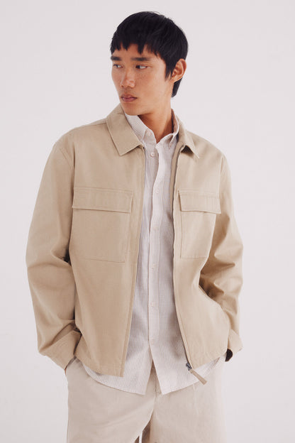 Springfield_Beige_Cotton Overshirt_2832248_51_01