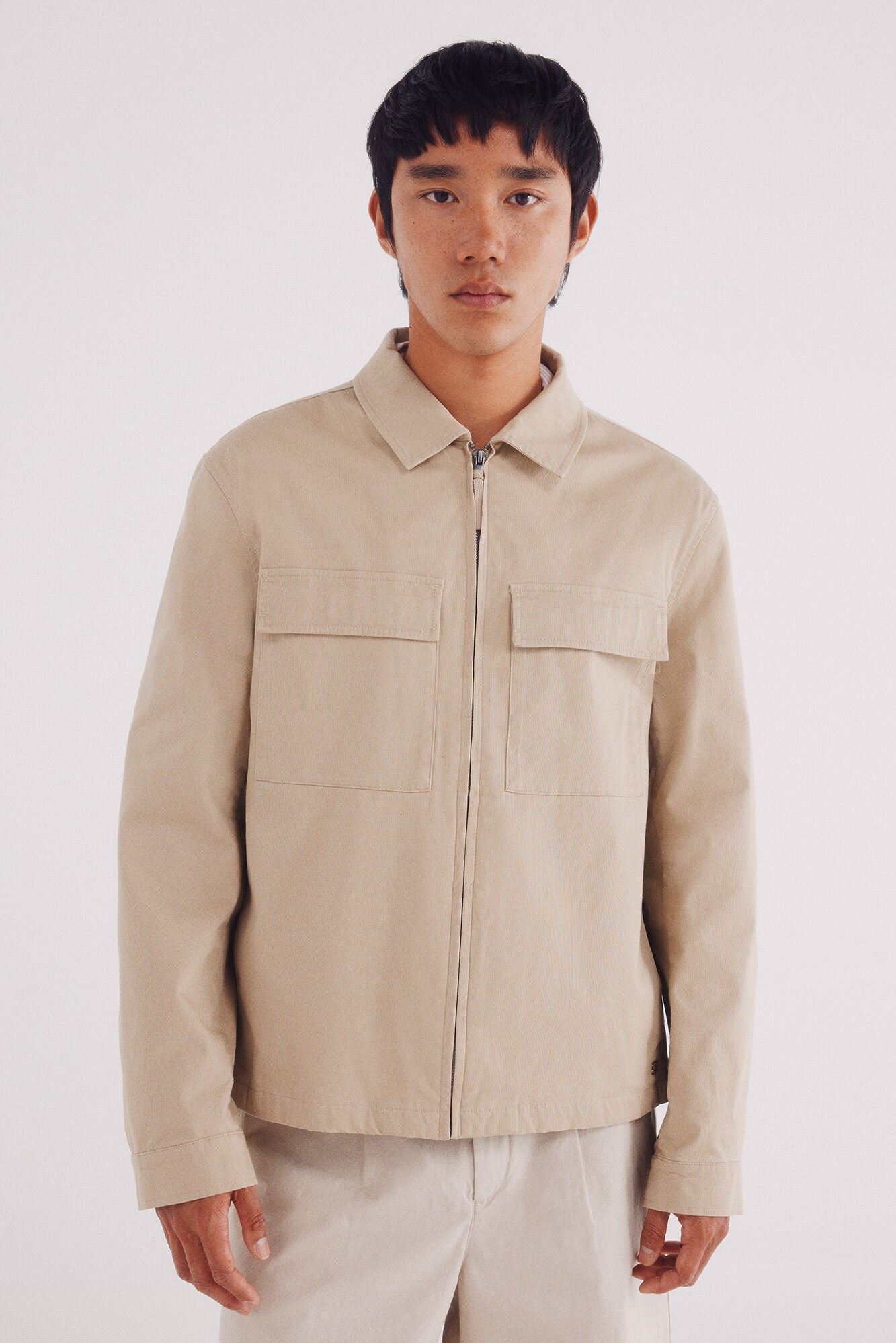 Springfield_Beige_Cotton Overshirt_2832248_51_04
