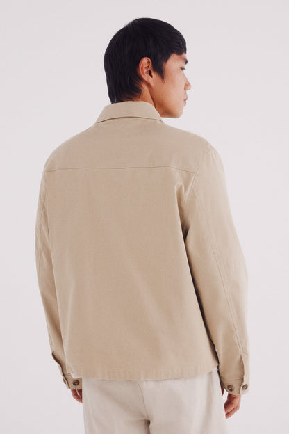 Springfield_Beige_Cotton Overshirt_2832248_51_05