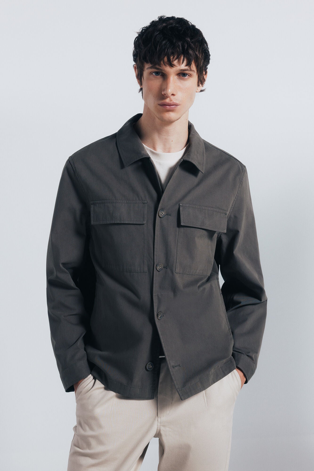 Springfield_Green_Cotton Overshirt_2832249_91_04