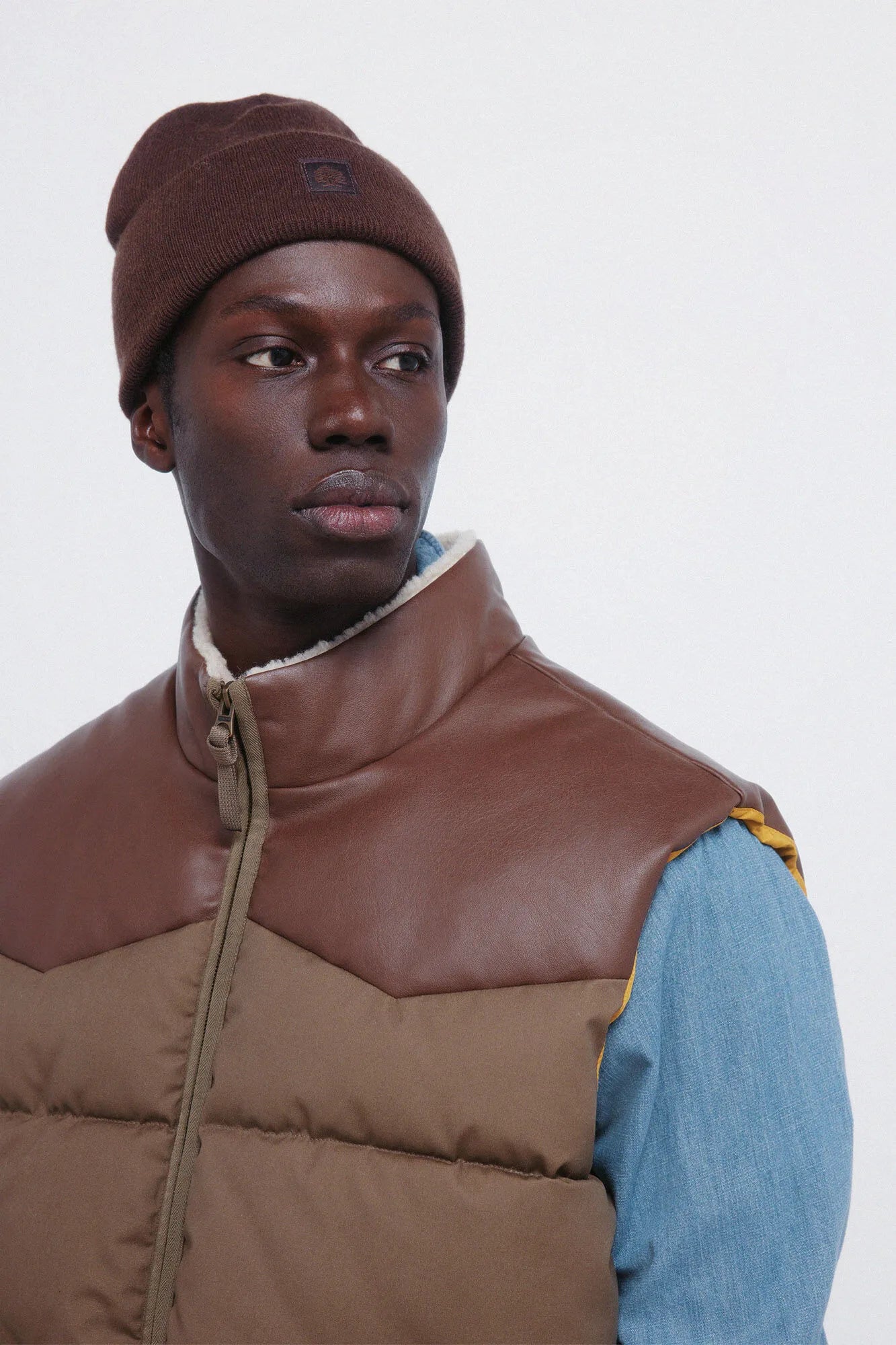 Springfield_0_Contrast Puffer Gilet_2832265_90_02