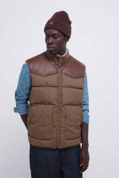 Springfield_0_Contrast Puffer Gilet_2832265_90_05