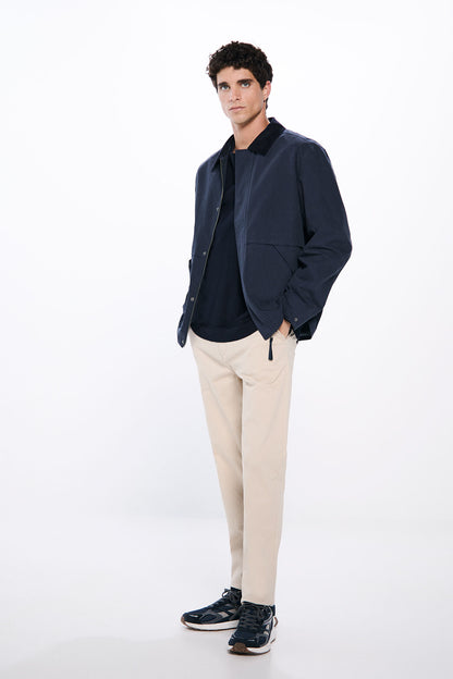 Springfield_Corduroy Neck Short Parka_2839443_11_03