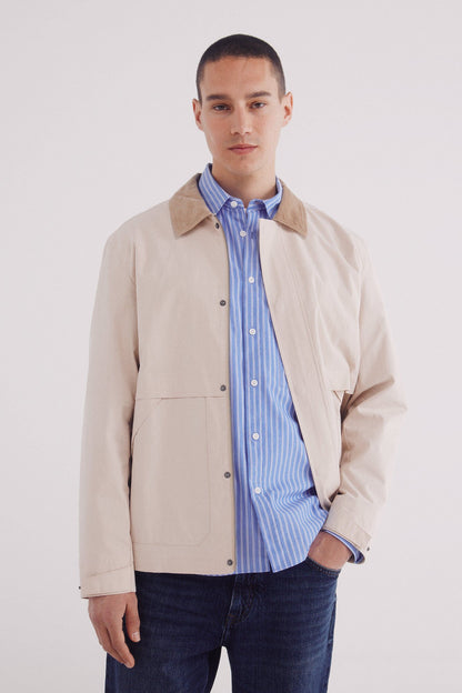 Springfield_Corduroy Neck Short Parka_2839443_50_01