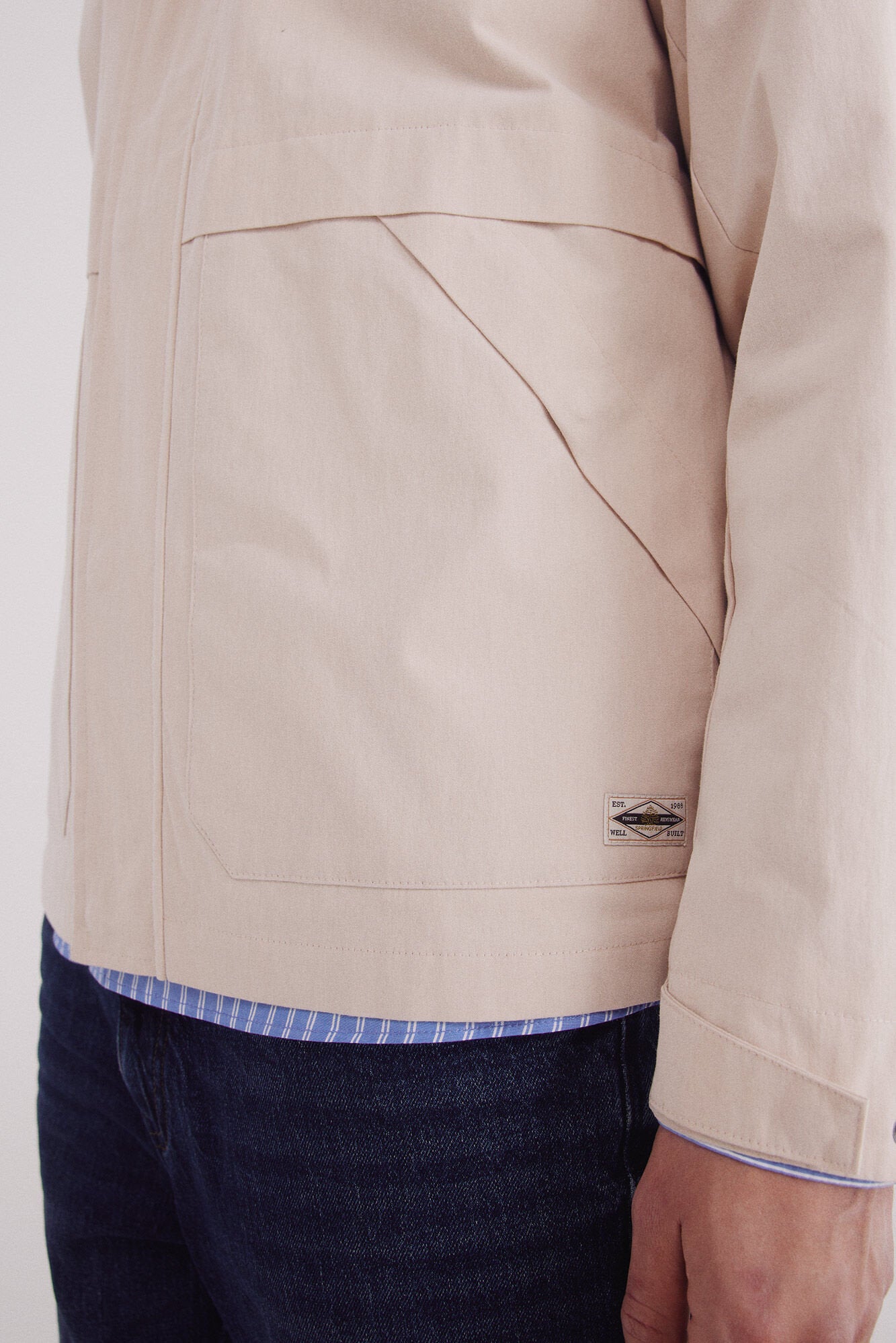 Springfield_Corduroy Neck Short Parka_2839443_50_04