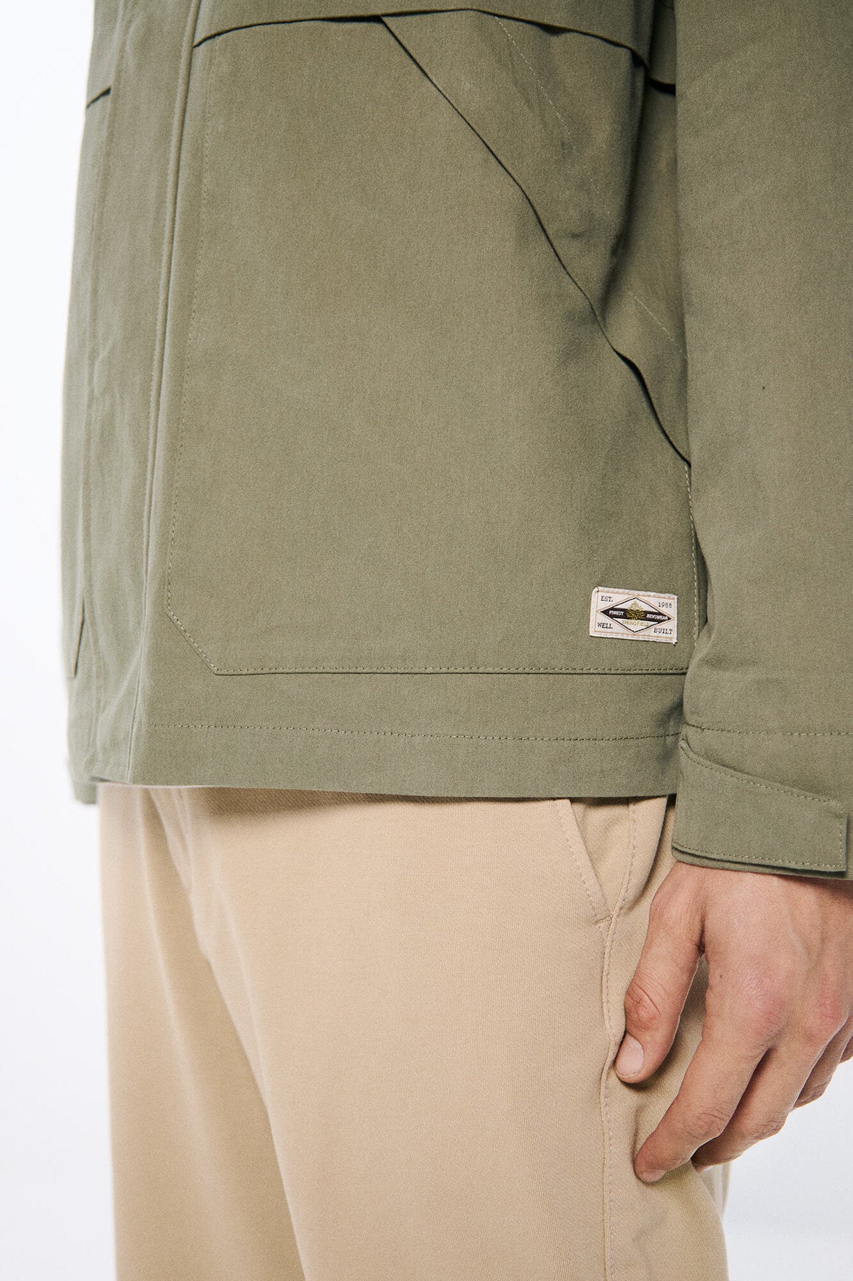 Springfield_Corduroy Neck Short Parka_2839443_91_06