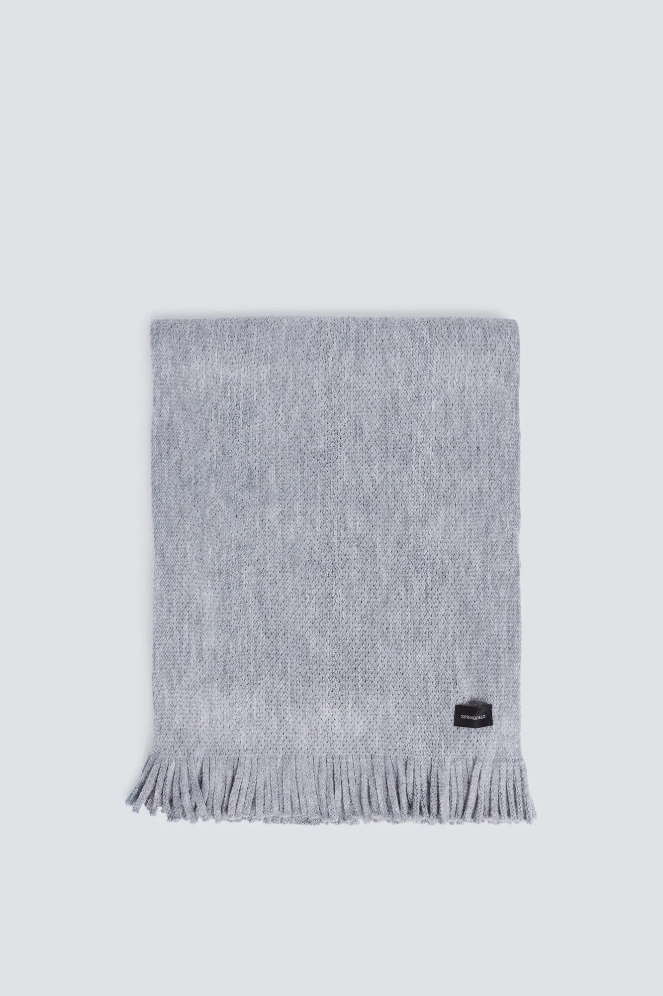 Springfield_grey_Basic Grey Melange Scarf_2842383_42_01