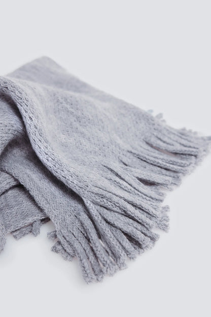 Springfield_grey_Basic Grey Melange Scarf_2842383_42_02