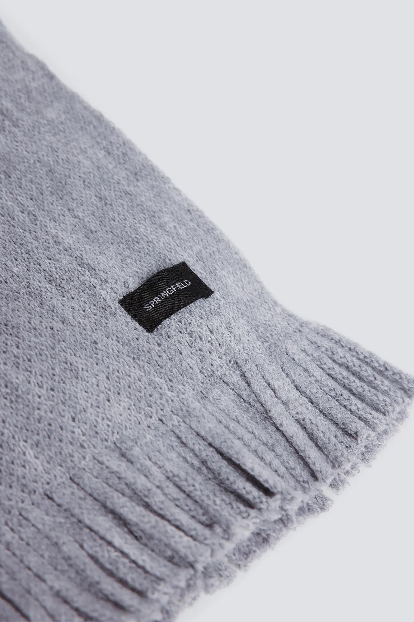 Springfield_grey_Basic Grey Melange Scarf_2842383_42_03