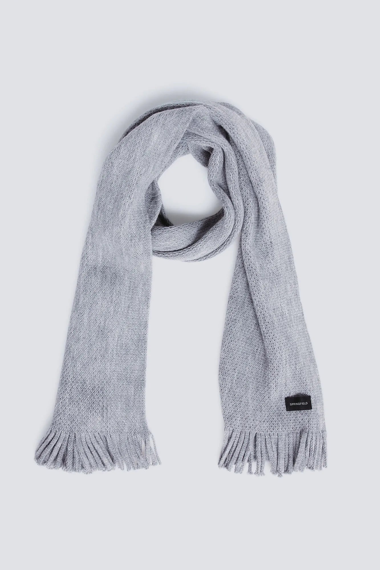 Springfield_grey_Basic Grey Melange Scarf_2842383_42_04