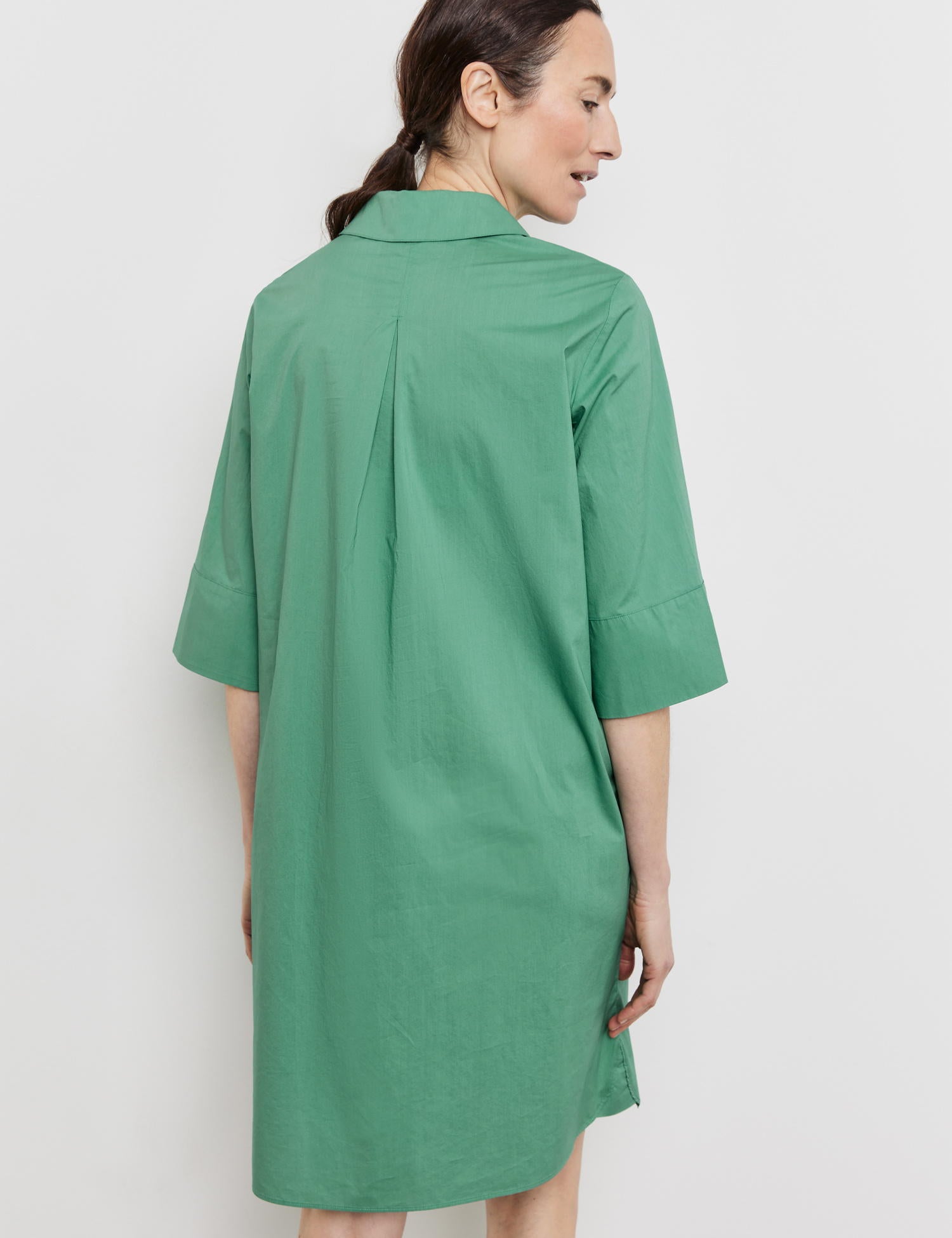 Casual Linen Dress With An Inverted Pleat_285045-66449_50946_06