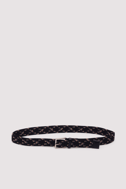 Springfield_Black_Multicoloured Woven Belt_2862813_01_01