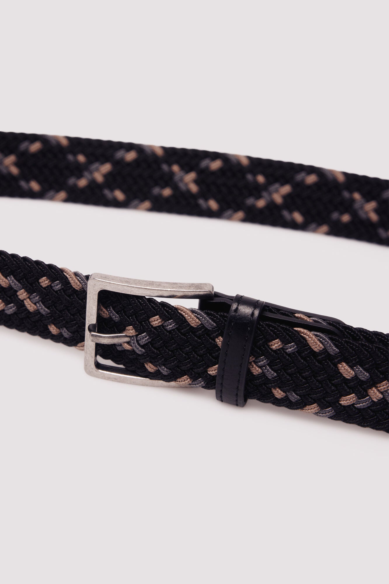 Springfield_Black_Multicoloured Woven Belt_2862813_01_03