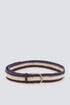 Springfield Blue Men Herringbone Braided Belt SKU: 2863261_11 Image 01