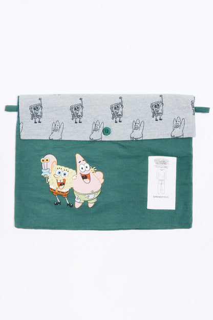 Springfield_Green_Spongebob Long Pajamas_2922748_22_04