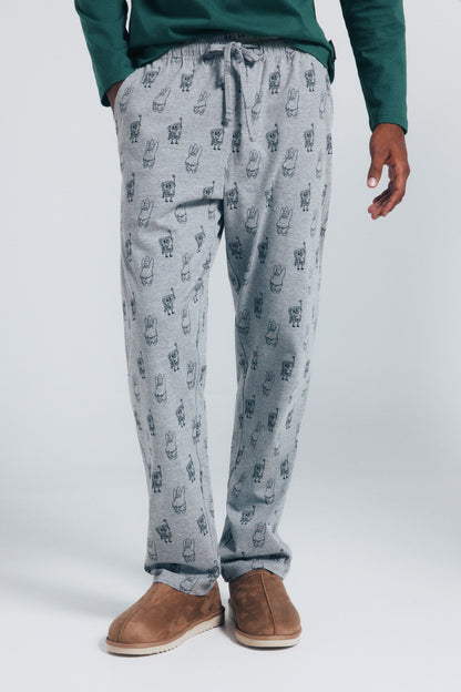 Springfield_Green_Spongebob Long Pajamas_2922748_22_07