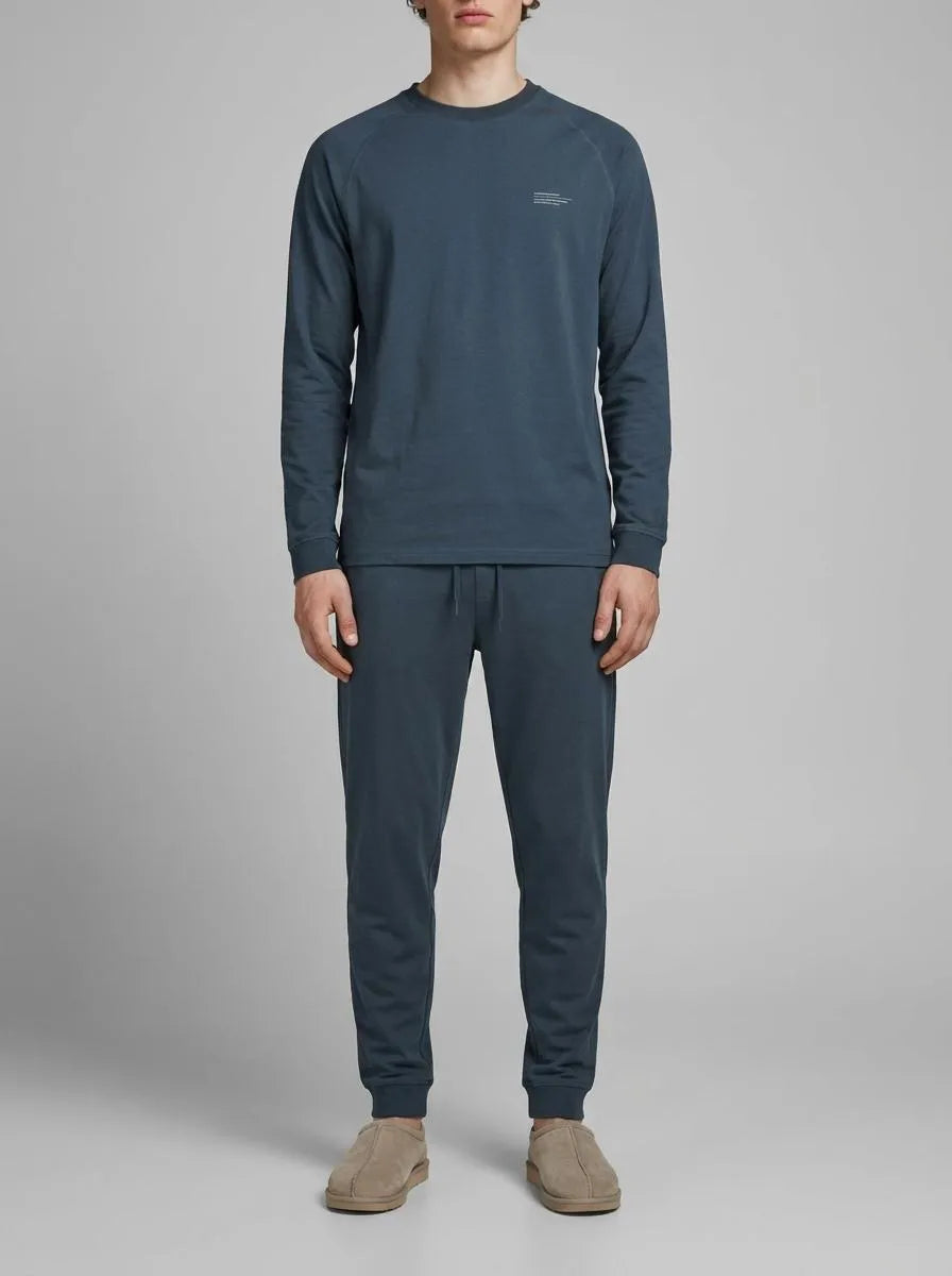 Springfield Blue Men Long Basic Pyjamas SKU: 2923632_83 Image 00