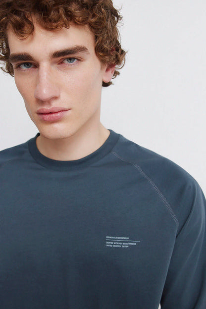 Springfield Blue Men Long Basic Pyjamas SKU: 2923632_83 Image 02