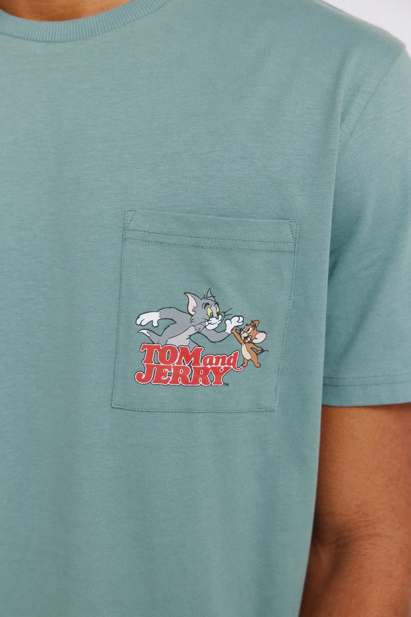 Springfield Green Men Short Pyjamas Tom &amp; Jerry SKU: 2923635_22 Image 05