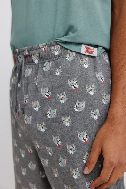 Springfield Green Men Short Pyjamas Tom &amp; Jerry SKU: 2923635_22 Image 06