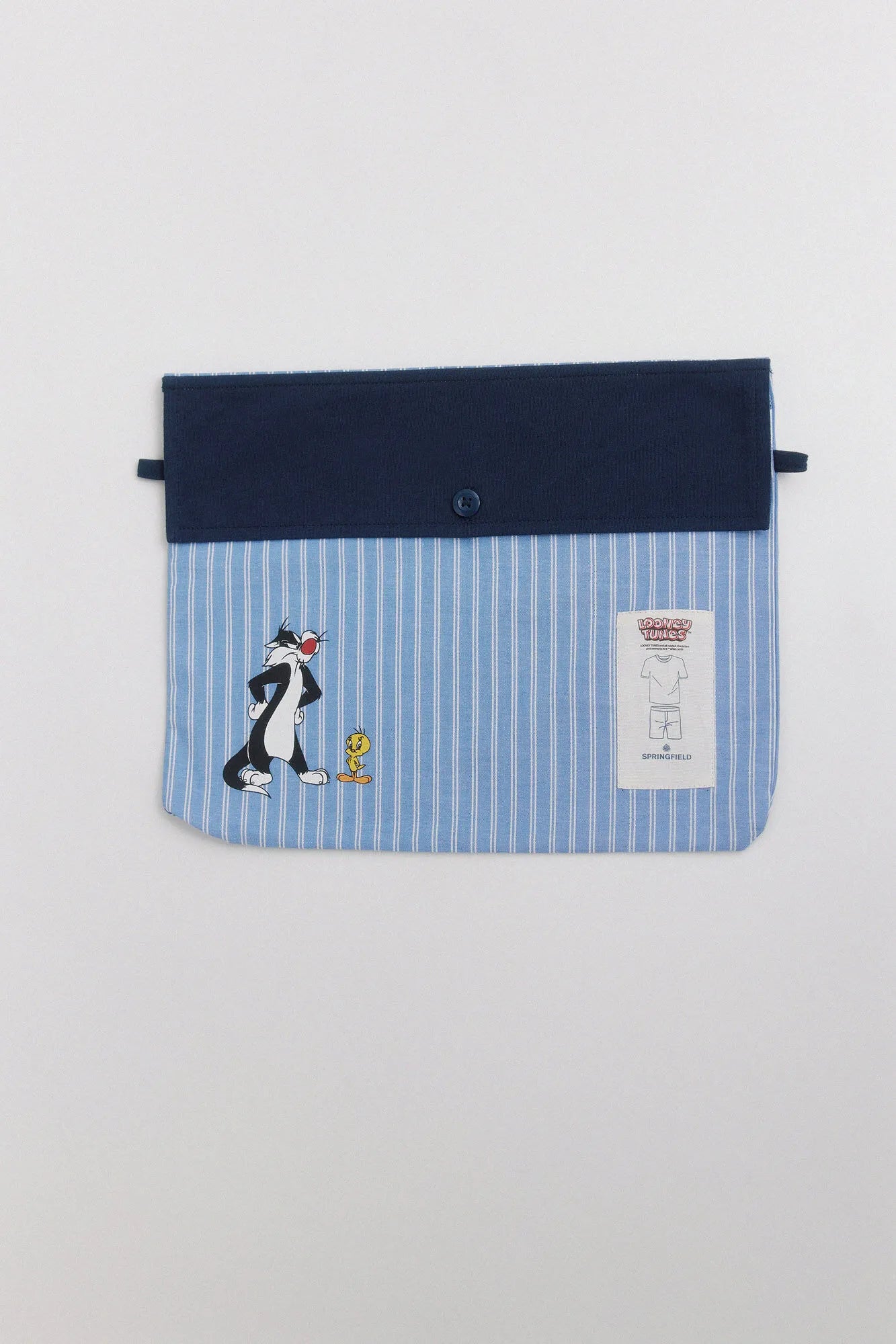 Springfield Blue Men Short Pyjamas Looney Tunes SKU: 2923637_11 Image 03