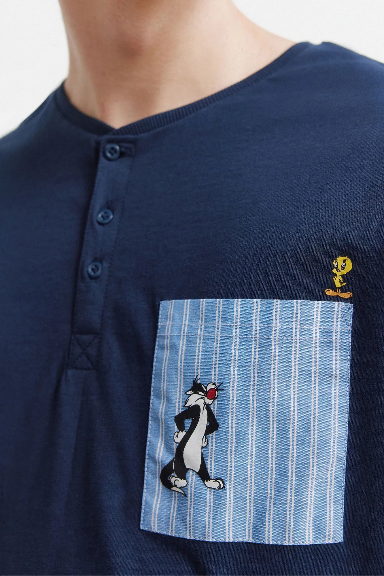 Springfield Blue Men Short Pyjamas Looney Tunes SKU: 2923637_11 Image 05