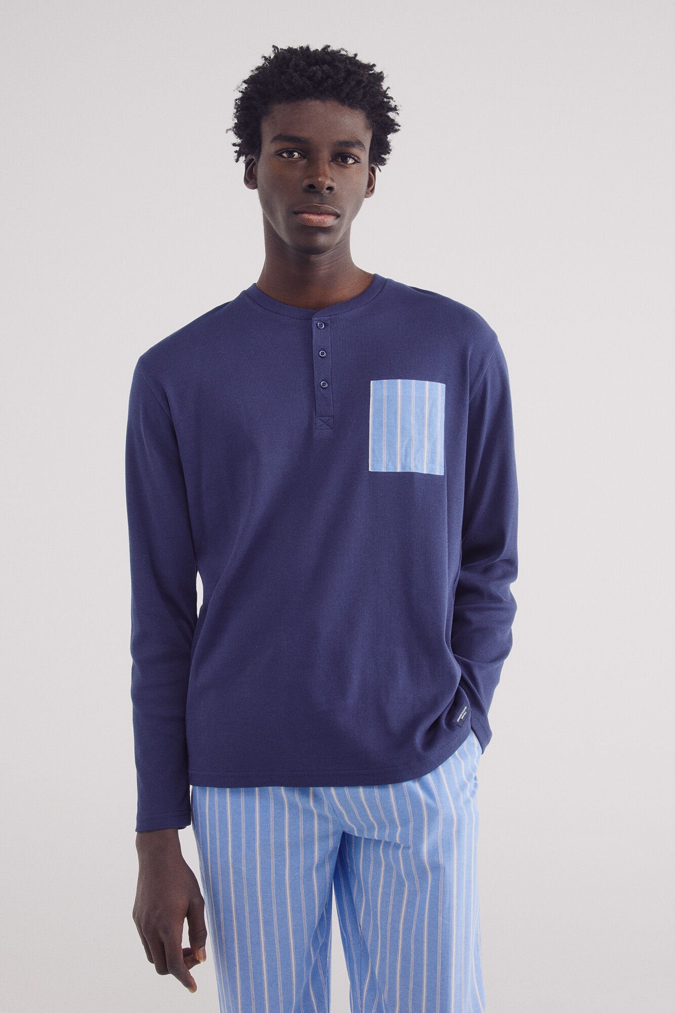 Springfield_Long Pajama Trouser with Blue Striped_2929472_11_04