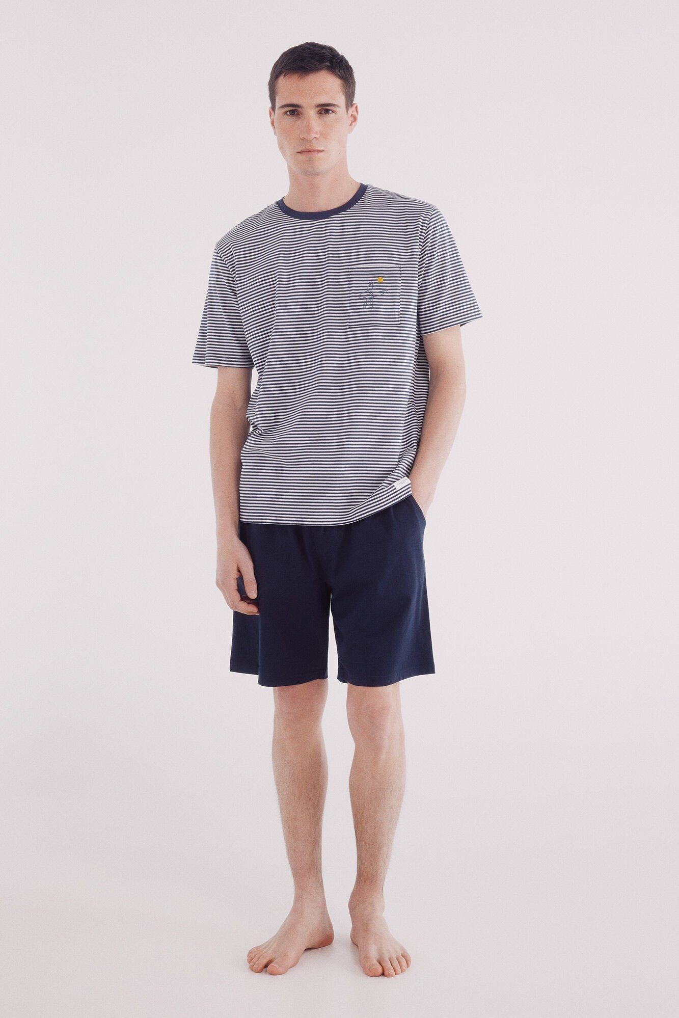 Springfield_Micro Striped Surfer Short Pajamas_2929475_11_01