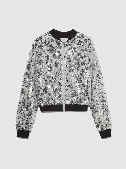 Bomber Jacket With Mesh And Sequins_294SYN00X_901_01
