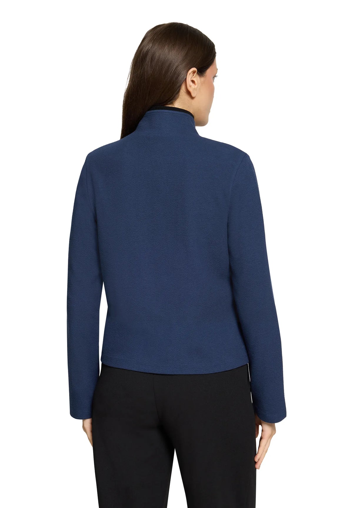 Betty Barclay Iris Blue Women Sweatshirt Jacket SKU: 2950-1709_8336 Image 03