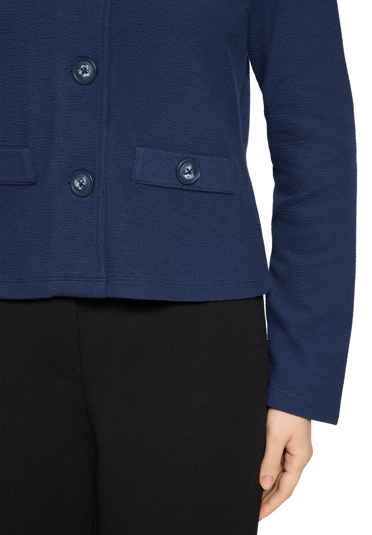 Betty Barclay Iris Blue Women Sweatshirt Jacket SKU: 2950-1709_8336 Image 05