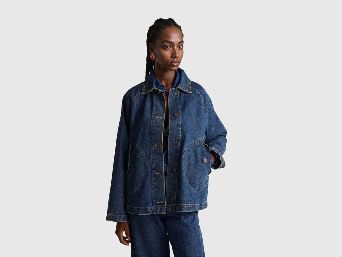 Benetton_Blue_Short Denim Trench Coat_296XDN005_901_01