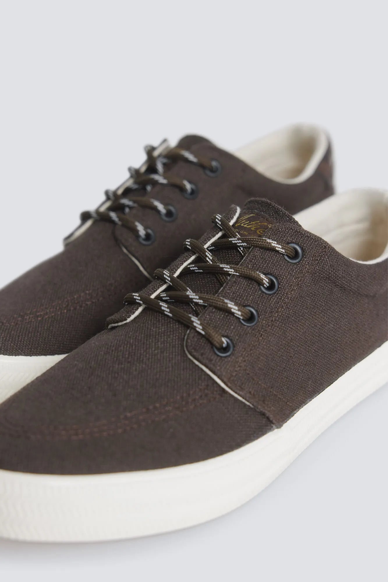 Springfield Brown Men Iconic Fabric Sneaker SKU: 2993186_30 Image 04