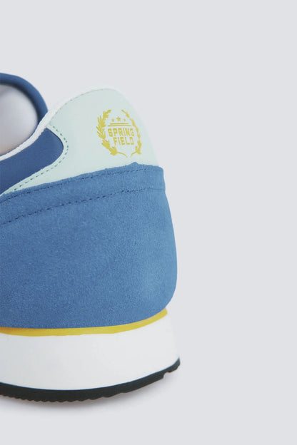 Springfield Blue Men Casual Leather Sneaker SKU: 2993191_12 Image 03