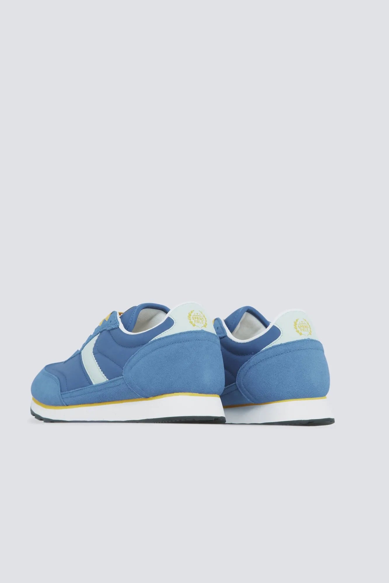 Springfield Blue Men Casual Leather Sneaker SKU: 2993191_12 Image 06