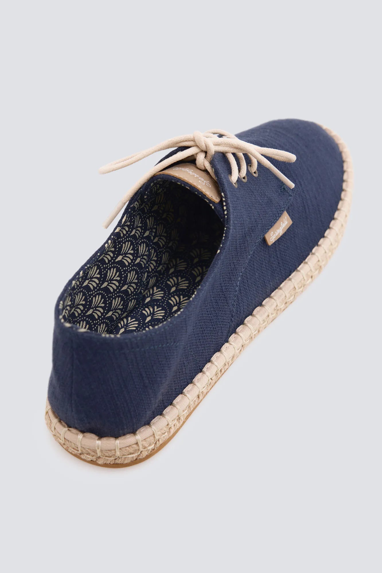 Springfield Blue Men Rustic Lace-Up Espadrille SKU: 2993193_12 Image 02