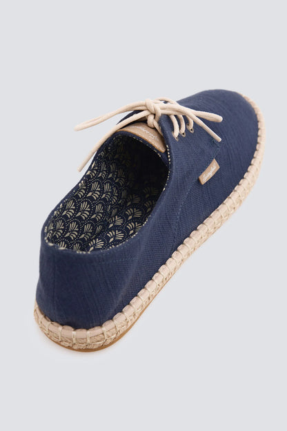Springfield Blue Men Rustic Lace-Up Espadrille SKU: 2993193_12 Image 02