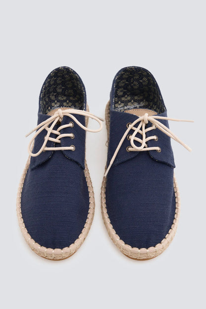 Springfield Blue Men Rustic Lace-Up Espadrille SKU: 2993193_12 Image 06