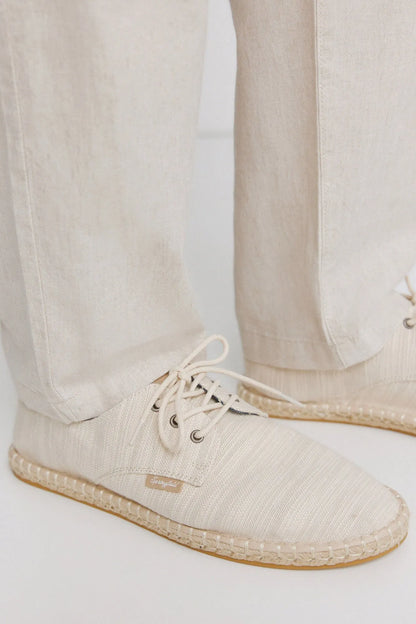 Springfield Beige Men Rustic Lace-Up Espadrille SKU: 2993193_51 Image 01