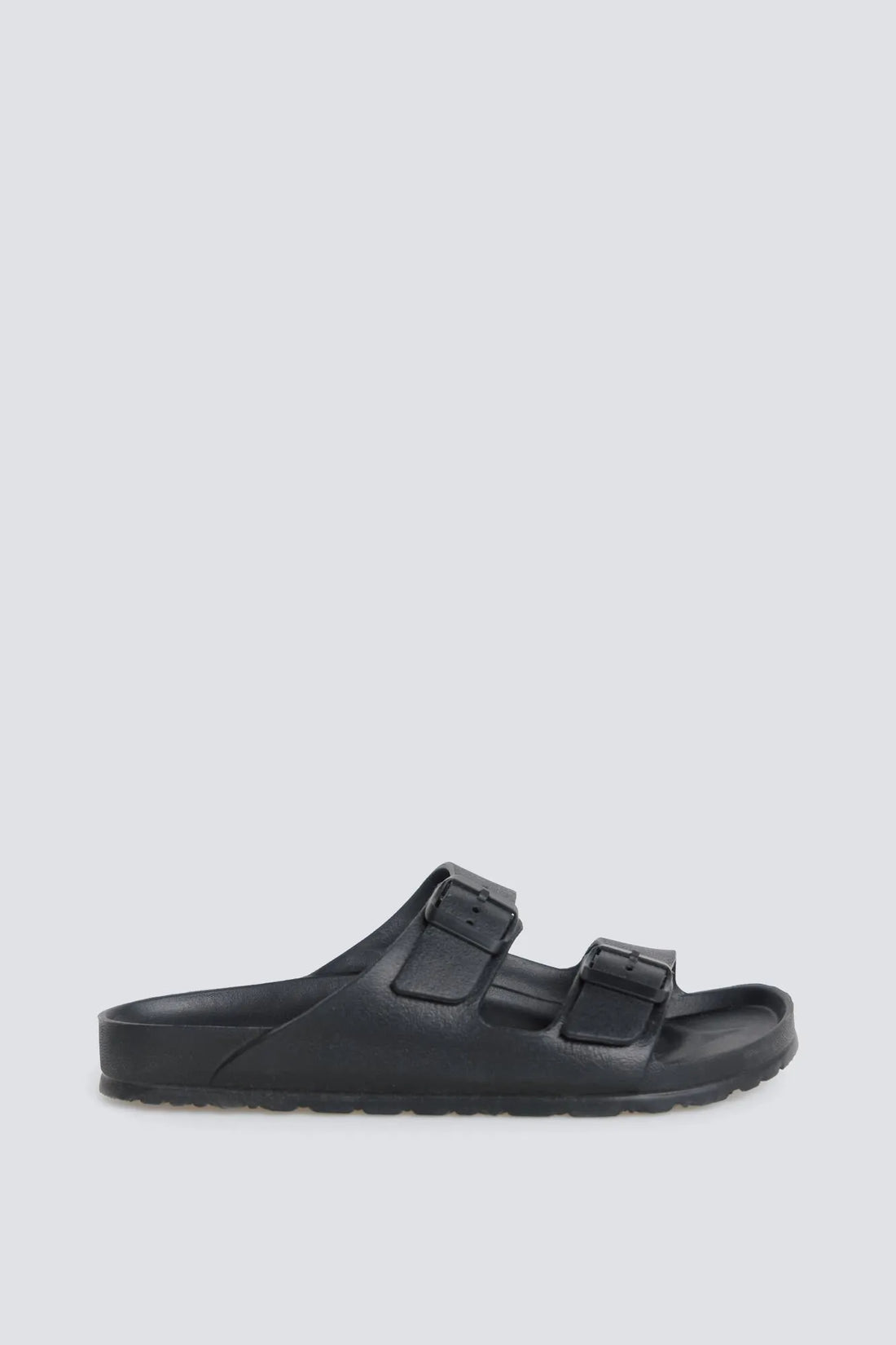 Springfield Black Men Rubber Buckle Sandal SKU: 2993195_01 Image 01