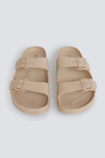 Springfield Beige Men Rubber Buckle Sandal SKU: 2993195_54 Image 06