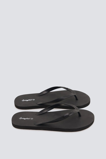 Springfield Black Men Toe Post Sandal SKU: 2993197_01 Image 01